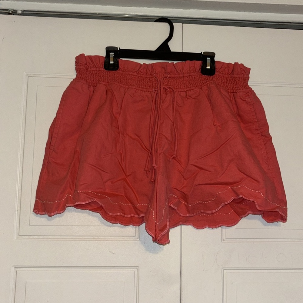 NWT By Anthropologie Linen Double Waistband Shorts - Picture 4 of 9